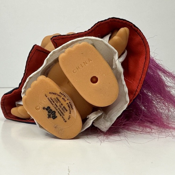 Russ TROLL Doll, Nurse Florence Nightingale, Pink Hair, #18357-1990s VINTAGE - Picture 9 of 12